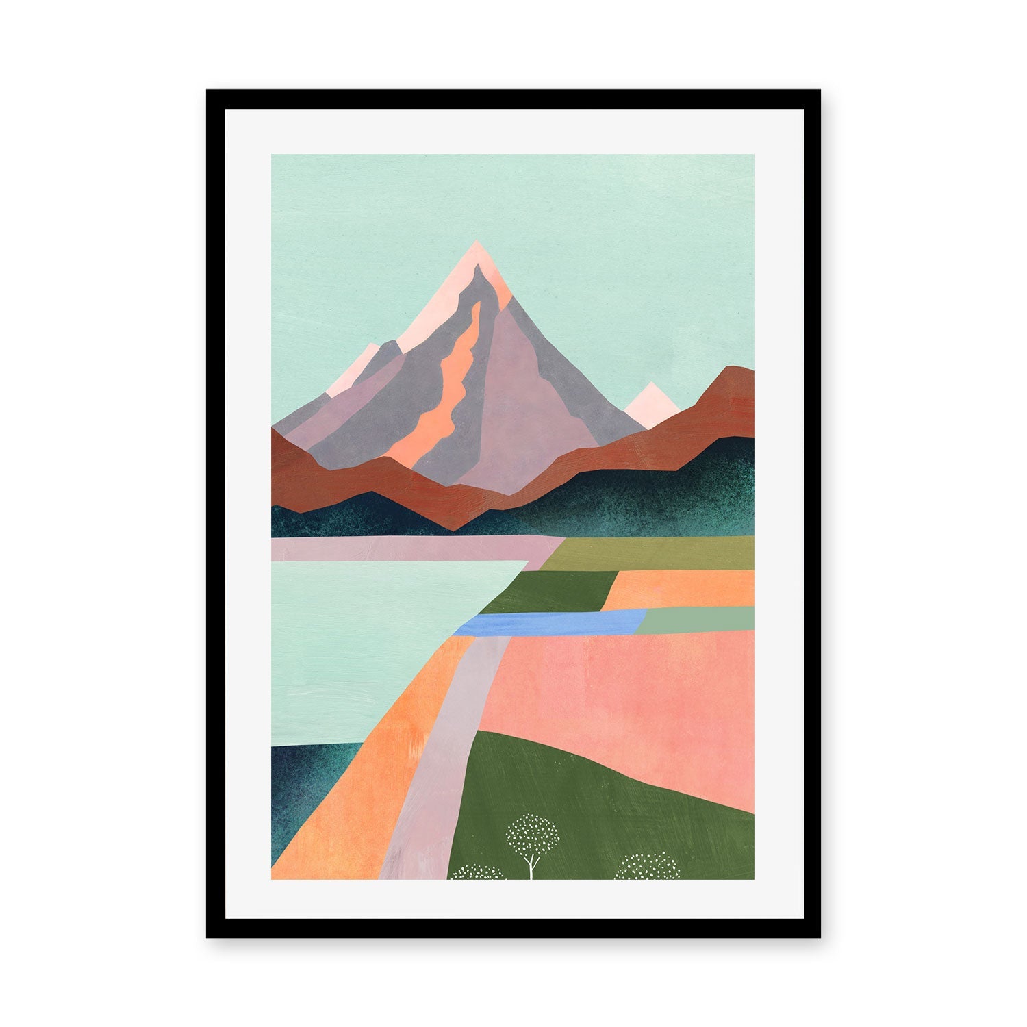 First Bossom |Wall Art Print Framed Canvas Poster – Eucalypt Art Group